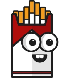 Ciggy character - cigarette mascot